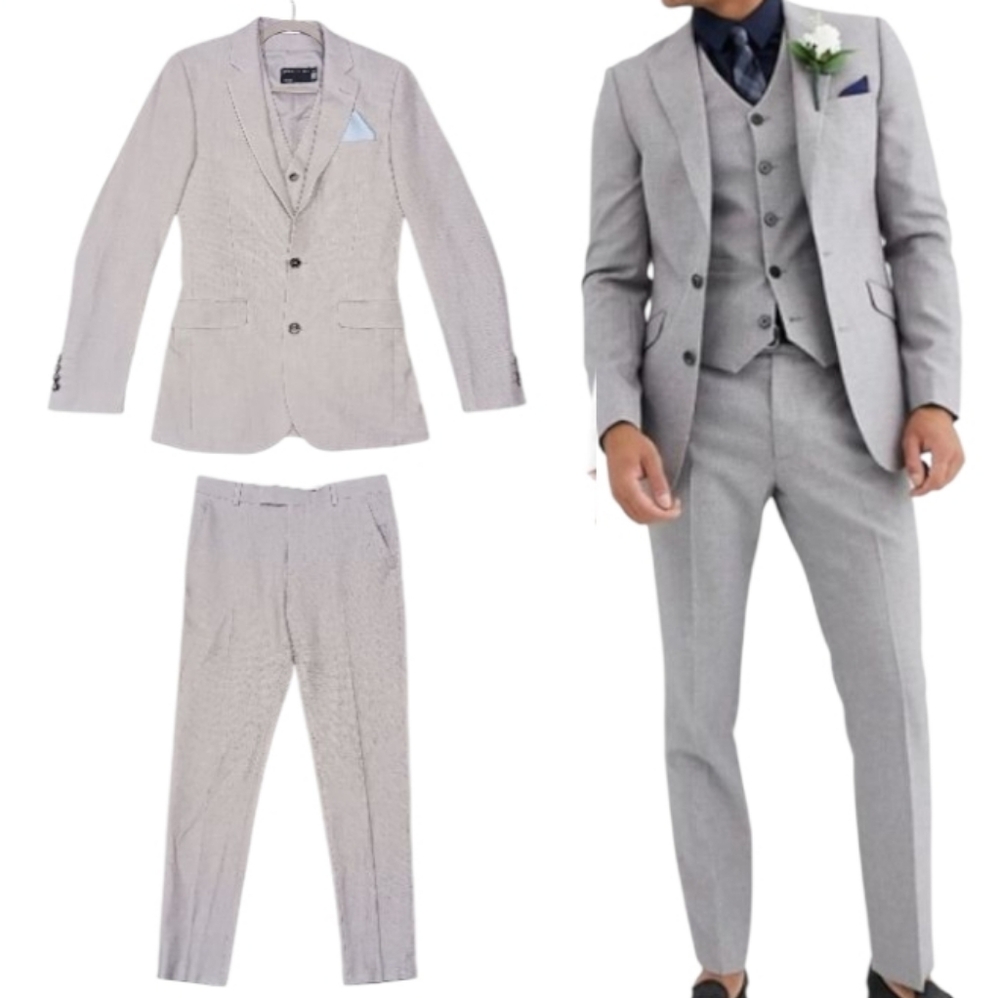 ASOS 3-PC Slim Fit Suit Set